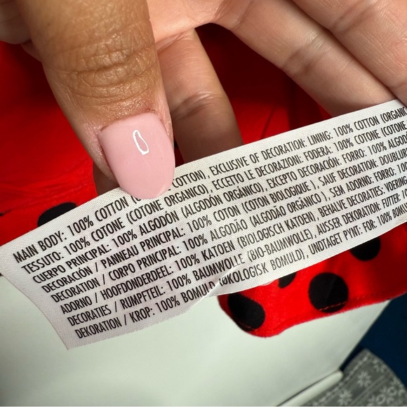 NWT Disney Red & Black Polka Dot‎ Minnie Mouse Denim Jacket Size 2X - Picture 6 of 8